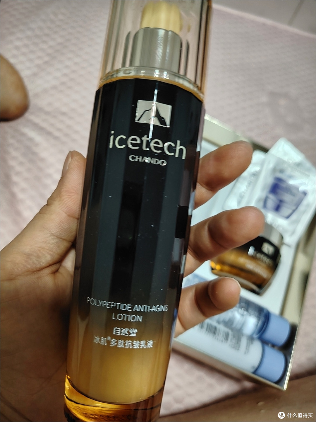 七夕暖心礼物|自然堂多肽抗皱水乳套装太好用了。