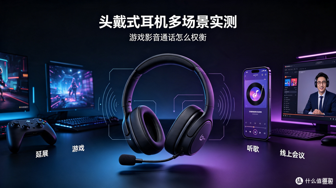 头戴式耳机多场景实测:游戏影音通话怎么权衡