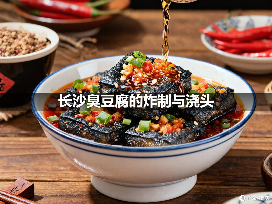 长沙臭豆腐的炸制与浇头