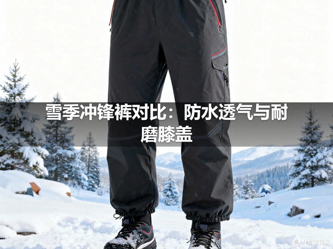 雪季冲锋裤对比:防水透气与耐磨膝盖