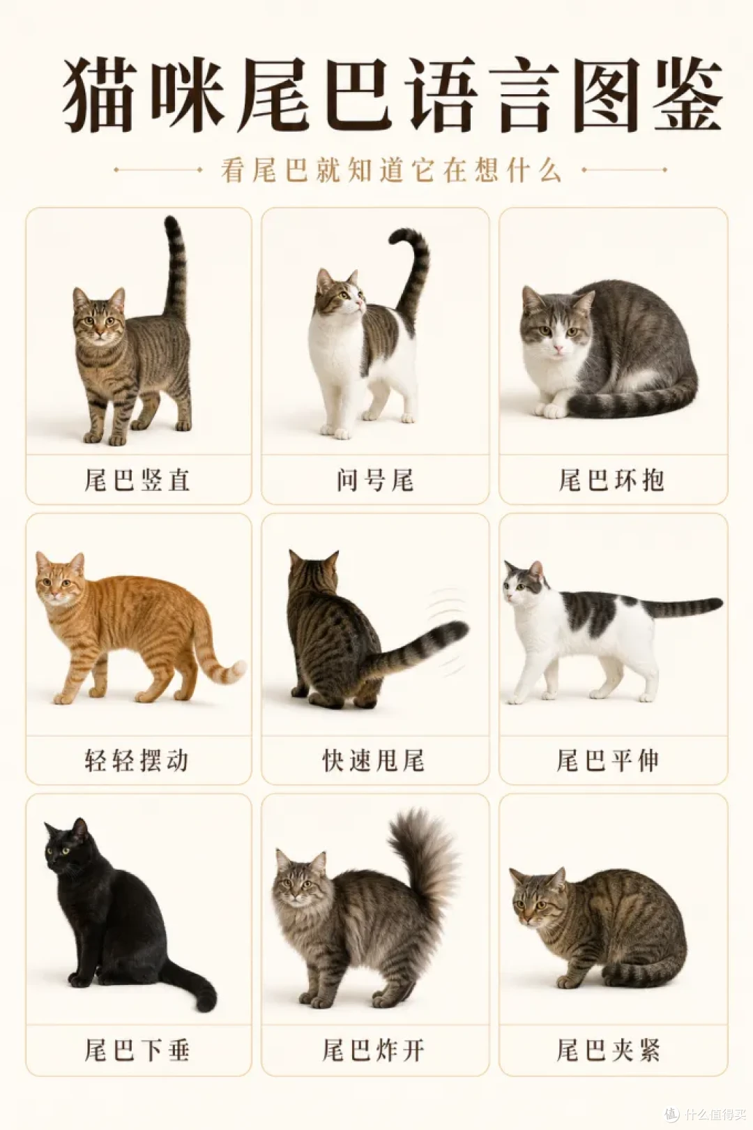 猫咪尾巴语言图鉴｜看尾巴就知道它在想什么