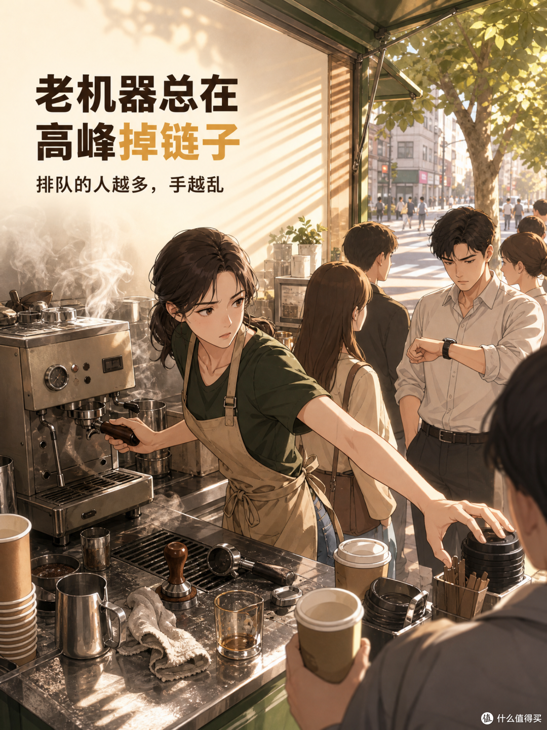 😎一台机子压住整条街|咖啡车第一天,W16一亮相质疑先停半拍