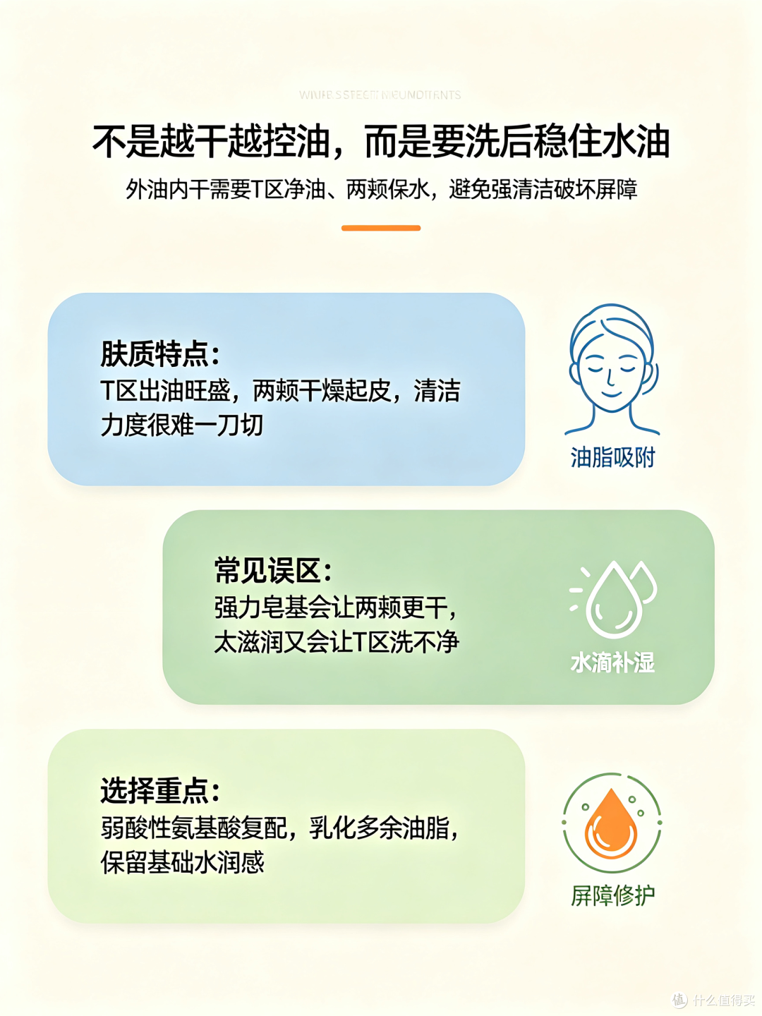 外油内干洗脸总翻车？4款平衡水油控油洁面真实对比