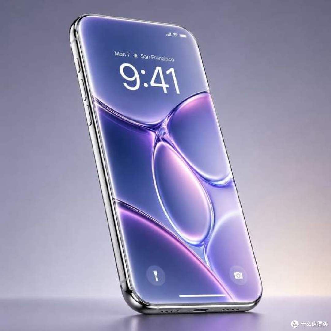 iPhone20渲染图曝光！20周年纪念机型大改，四曲面屏下FaceID来了