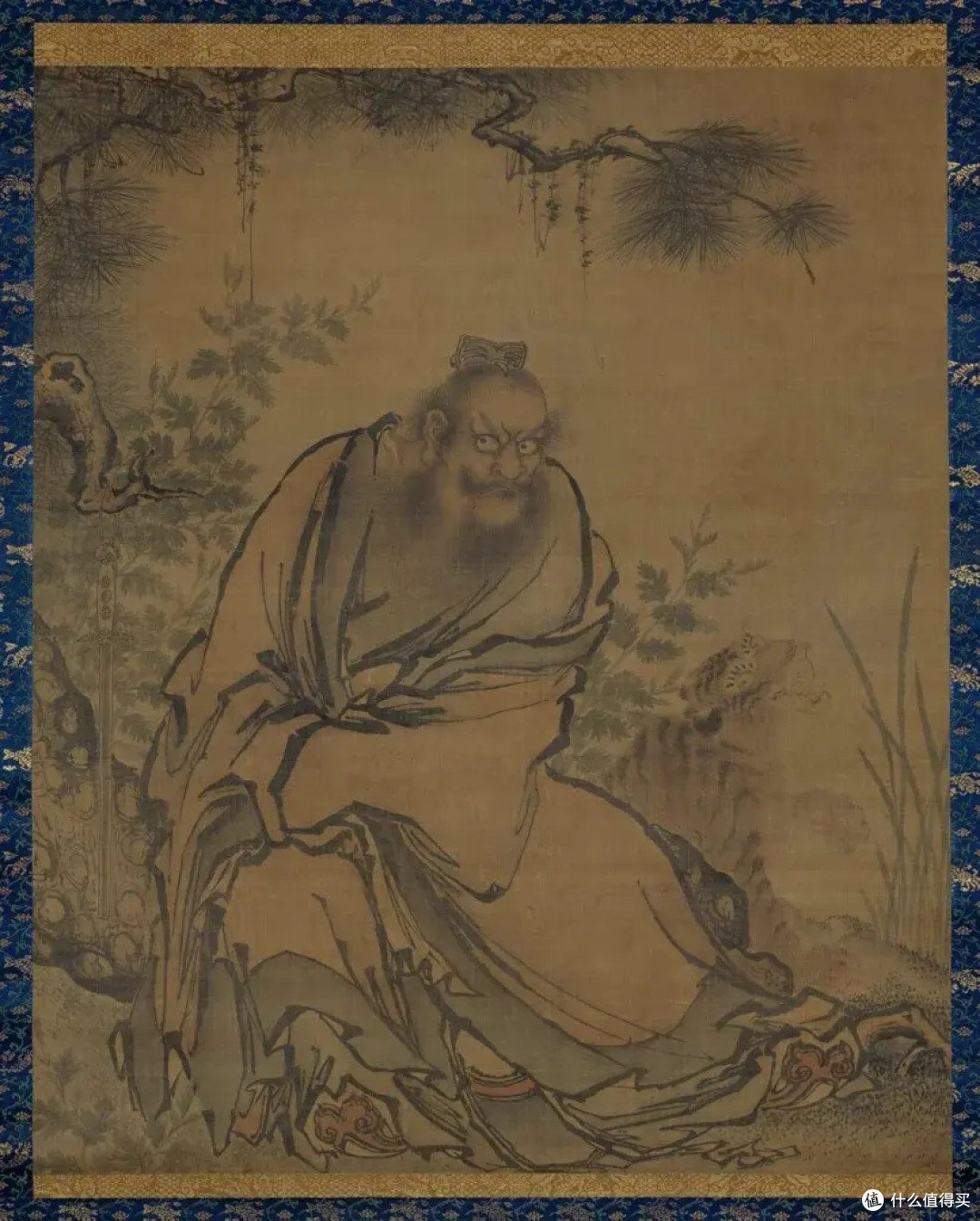波士顿美术馆藏，展现了16世纪画家笔下生动的钟馗形象