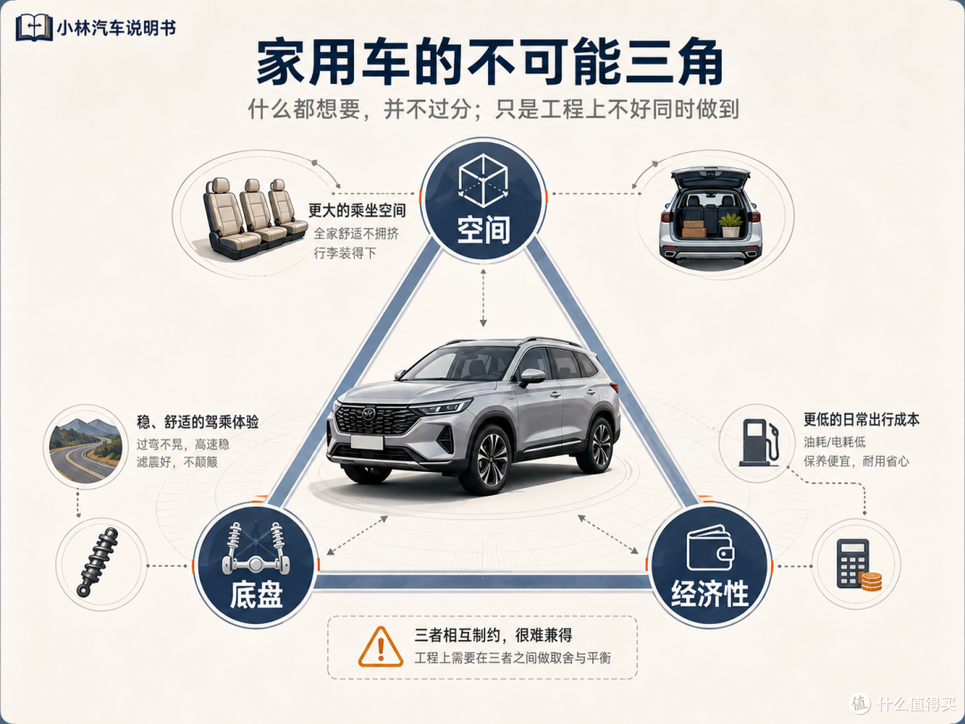 空间、底盘和出行经济性,是家用车的不可能三角吗?