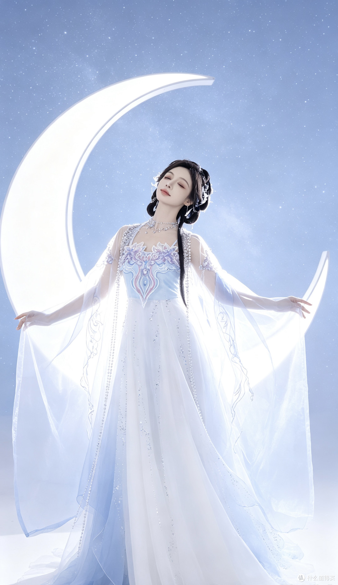 坠入深海之梦|水母主题汉服,邂逅独属于东方的清冷浪漫