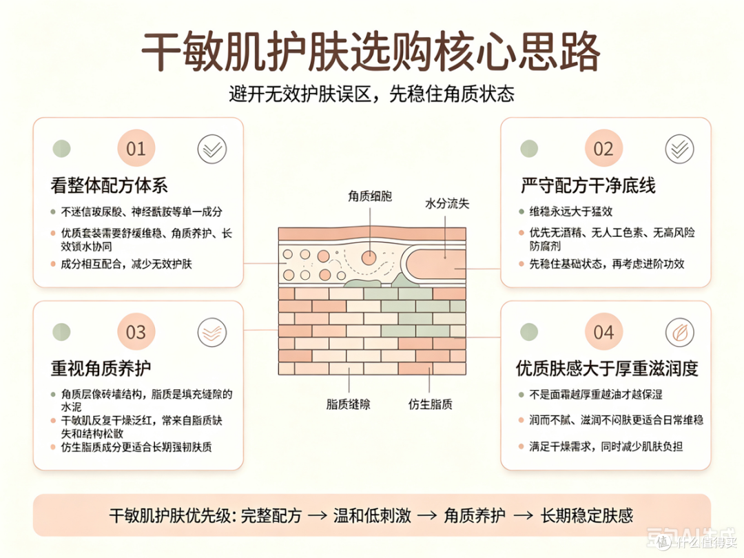 脸干到紧绷还反复泛红 保湿水乳这样选:温和不刺激是首要前提