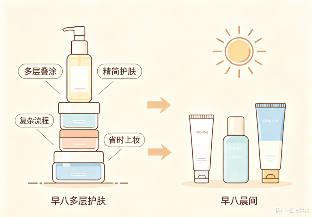 省时抗老攻略,早八党精简抗衰护肤品选购指南