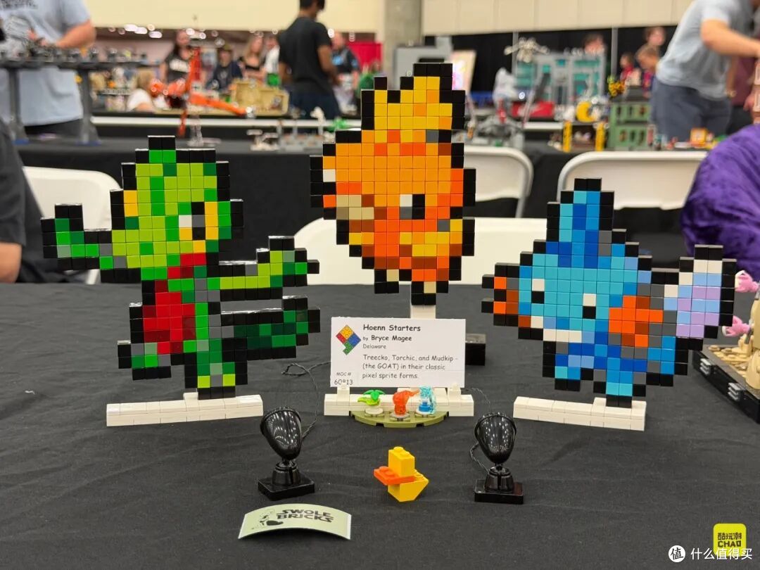 图注｜SWOLE BRICKS的《Hoenn Starters》。