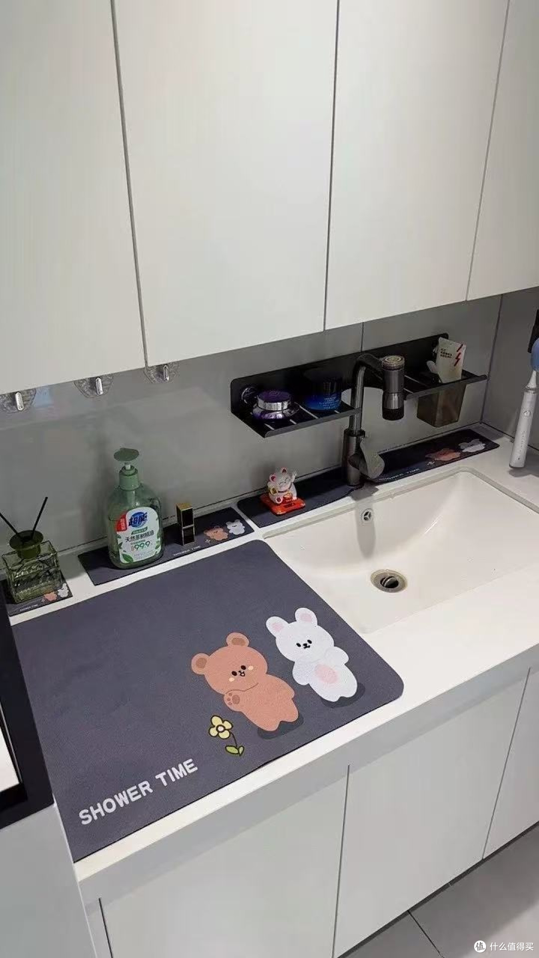 于解决台面发霉!水龙头吸水垫真的是卫生死角救星