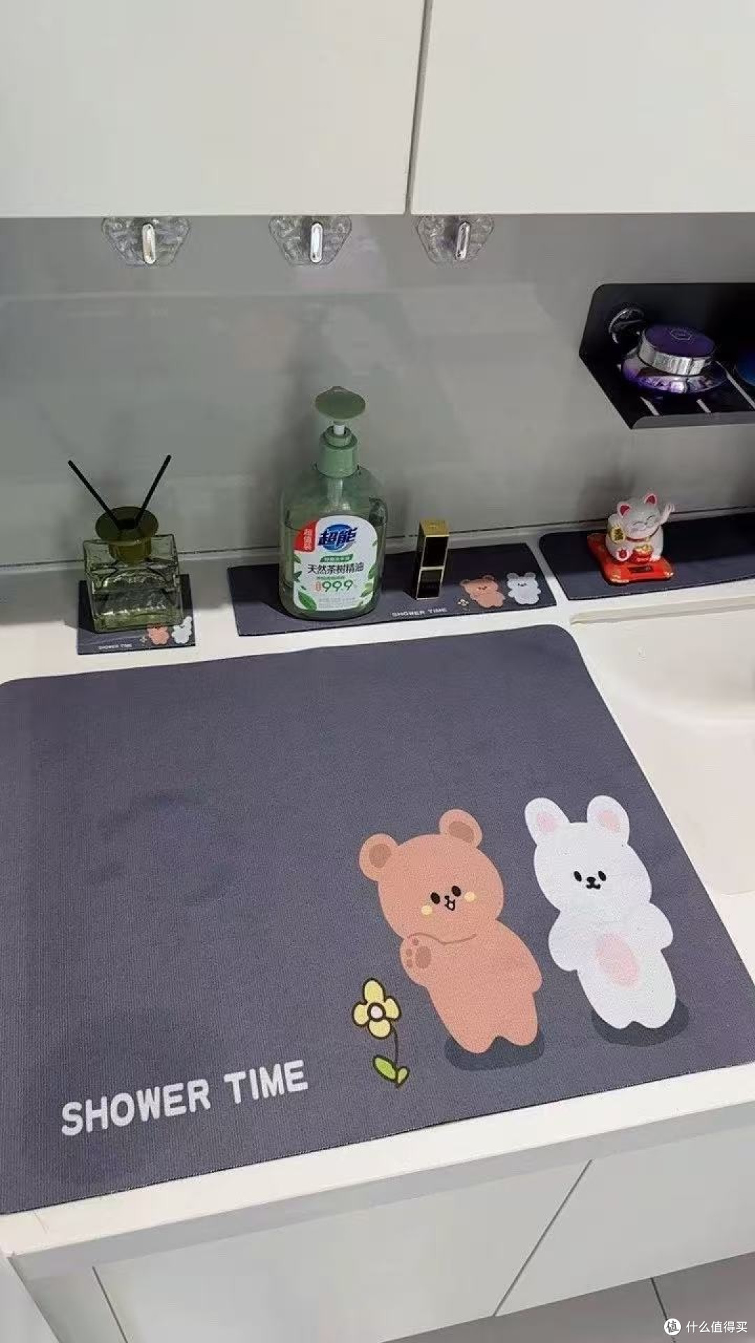 于解决台面发霉!水龙头吸水垫真的是卫生死角救星