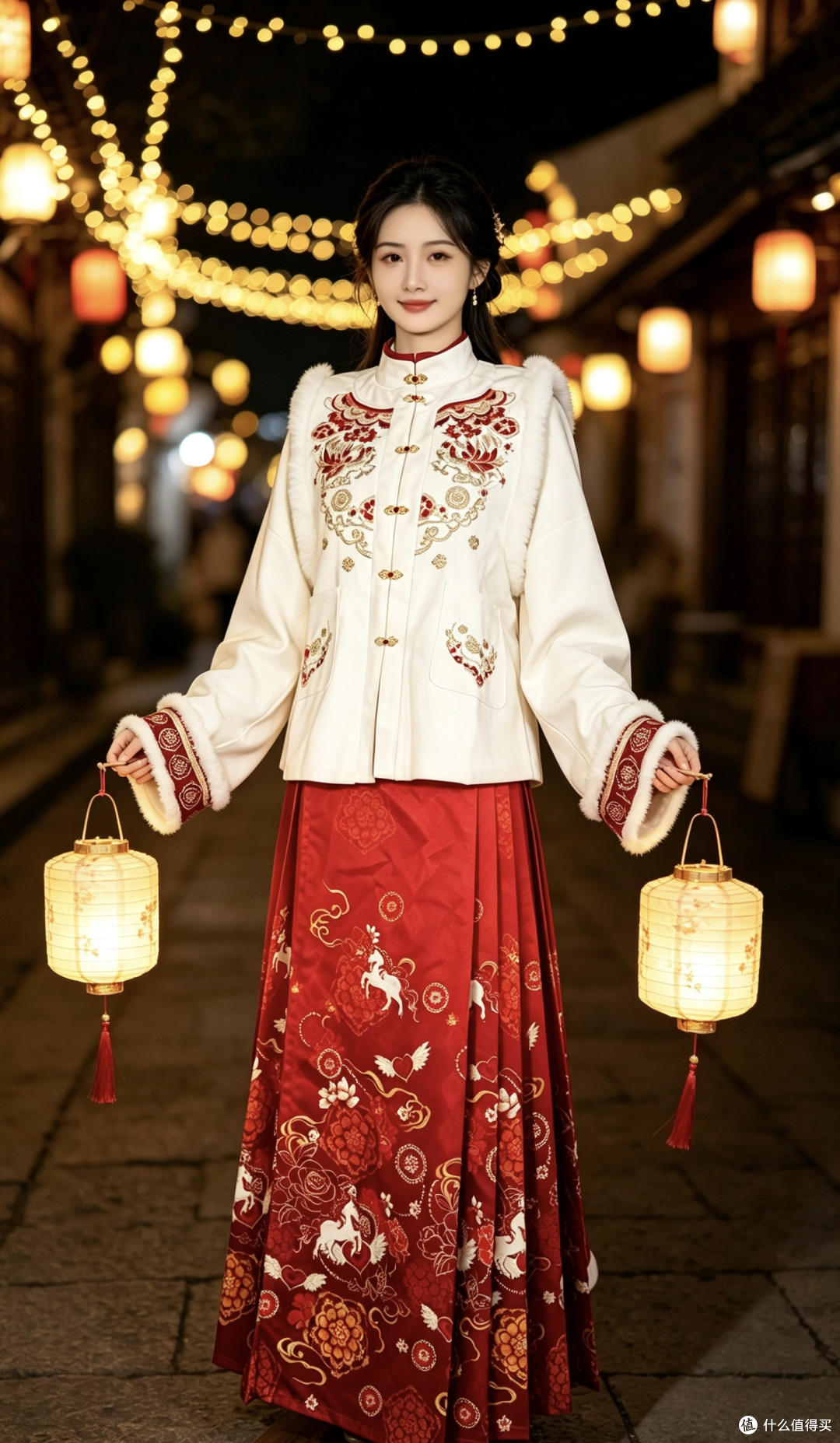 十二深衣|冬日新章,加绒比甲汉服,赴人间岁时浪漫