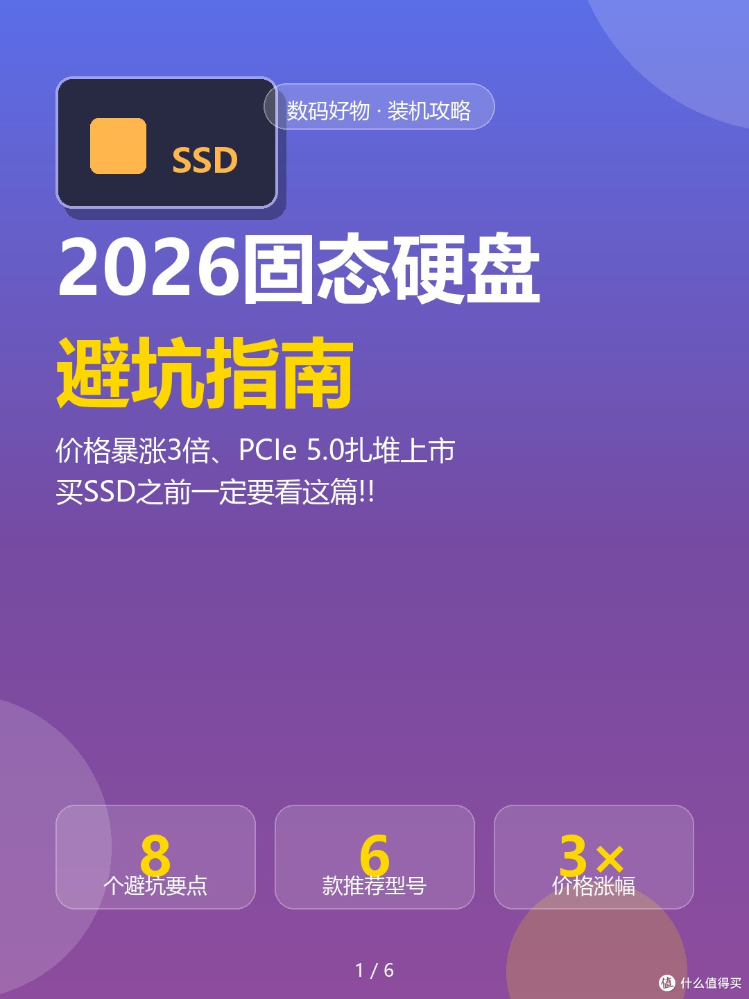 2026 SSD怎么选?5个坑我替你踩了⚠️