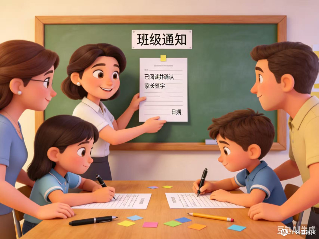 老师如何发通知,1分钟轻松完成通知下发+签字确认,省心又高效~