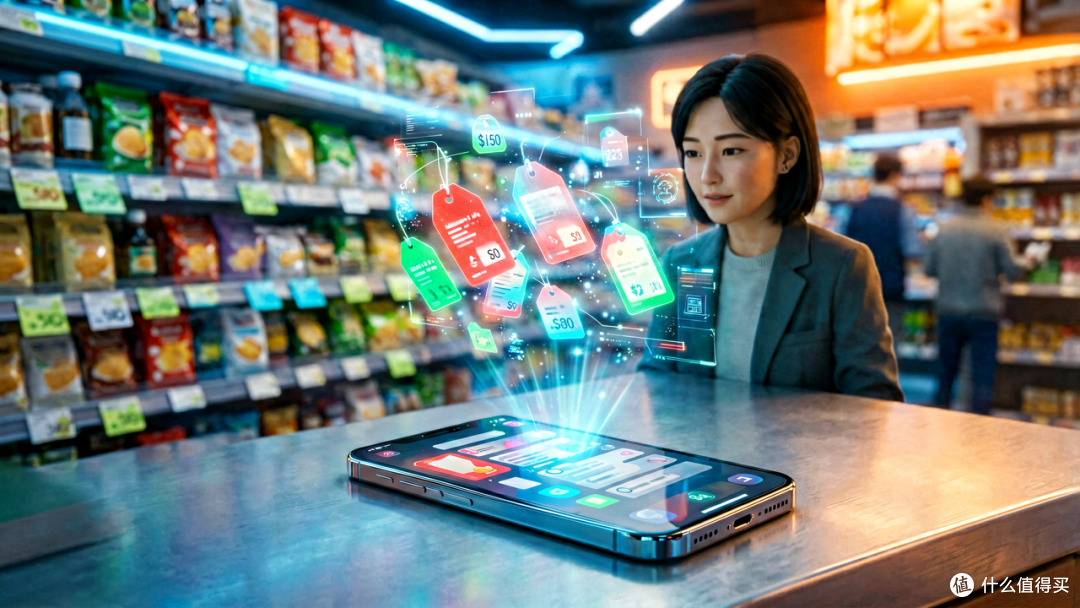 AI在替消费者比价砍价，便利店货架上的价签