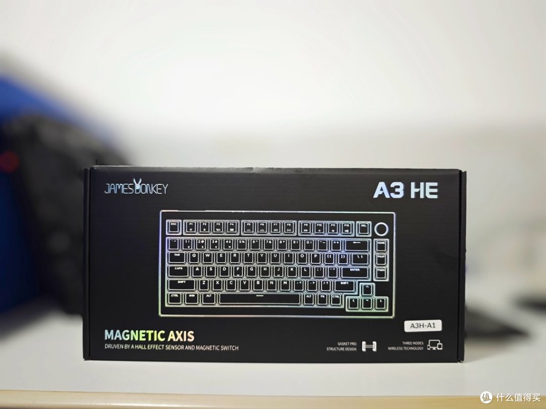 无线直追有线！JamesDonkey A3 HE三模TMR磁轴75配列电竞键盘体验