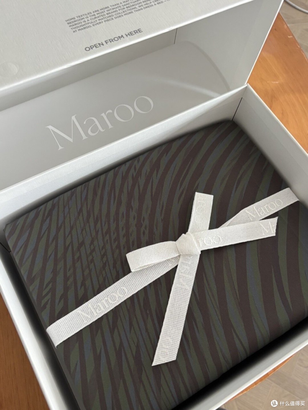 Maroo艺术家纺《孔雀》新疆长绒棉四件套