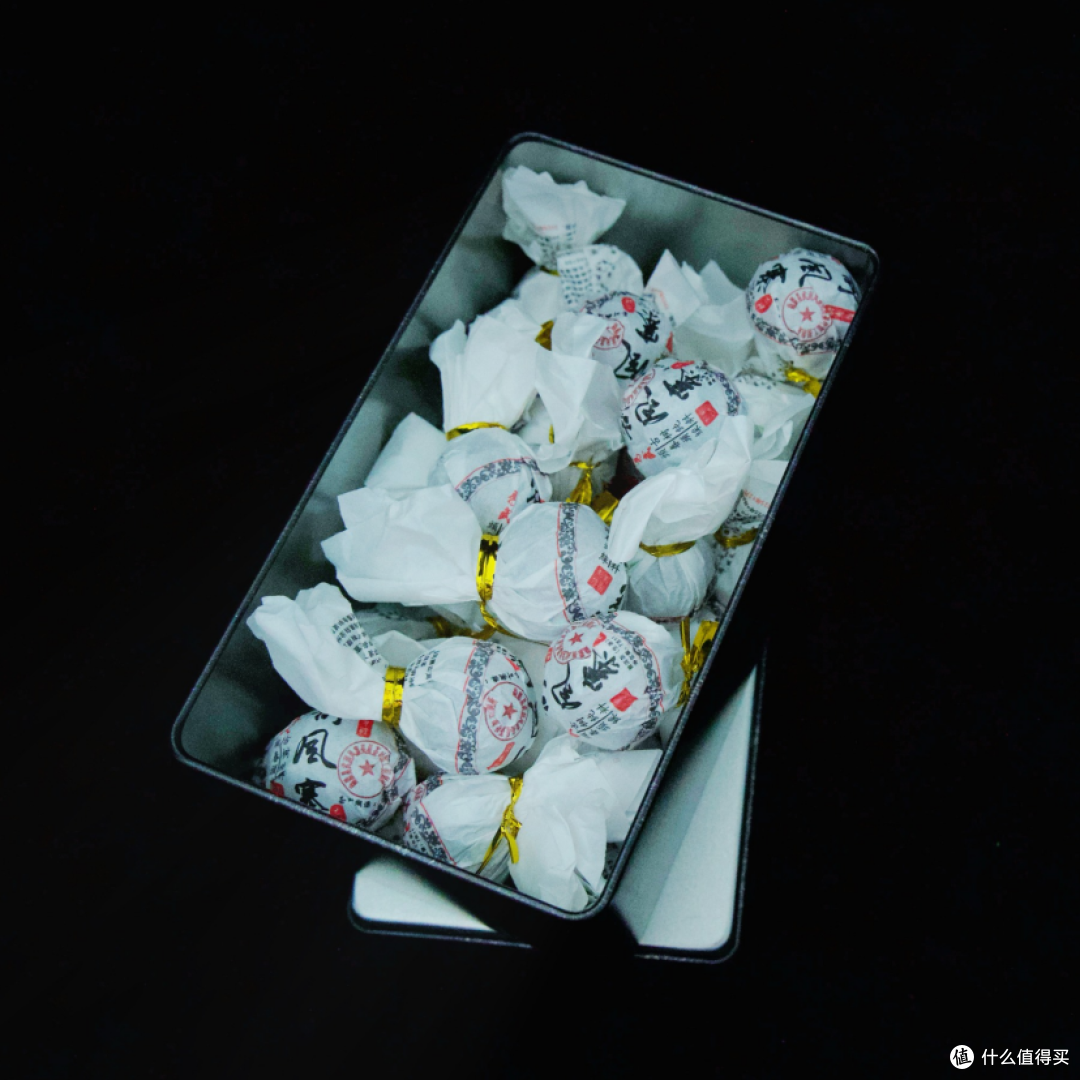 小智茶馆刮风寨生普龙珠铁盒包装