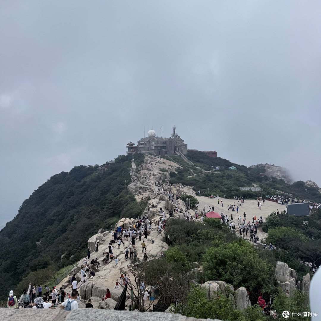 秋高气爽,泰山登顶的实况分享