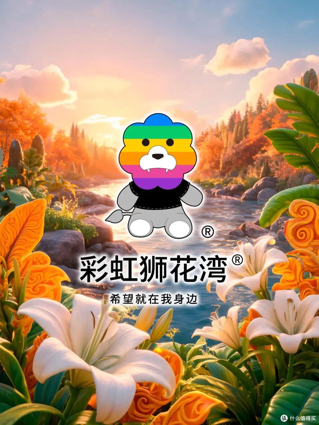 把「希望」设计成「表情」，每个故事遇见彩虹，彩虹狮花湾 A16 系列表情包上线啦！
