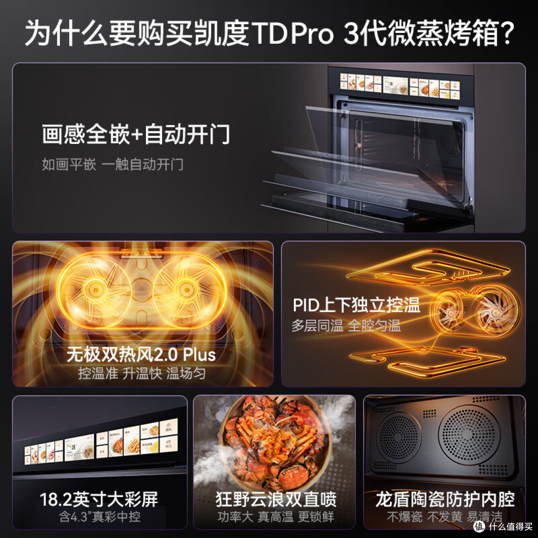 嵌入式烤箱怎么选?看懂双热风与直喷蒸汽,高性价比爆款全指南