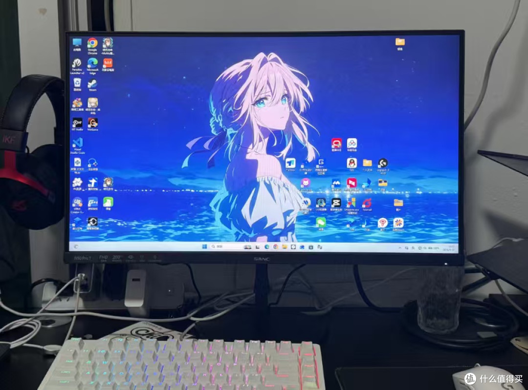 老 144Hz 屏退役,小桌面换上 SANC 盛色 N50Pro7 后的半个月体验