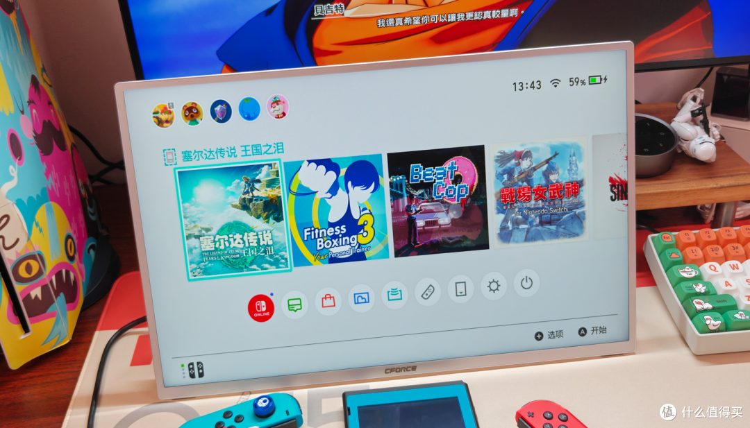 18英寸200Hz，兼顾桌搭与全场景使用的CFORCE CF118H便携显示器