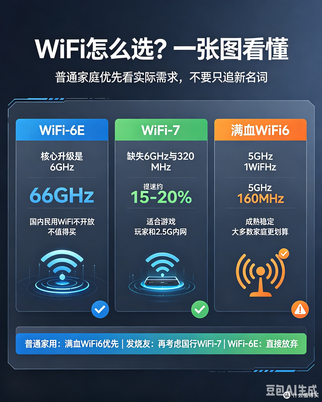 别再被忽悠买wifi6e和wifi7路由器了——不值得