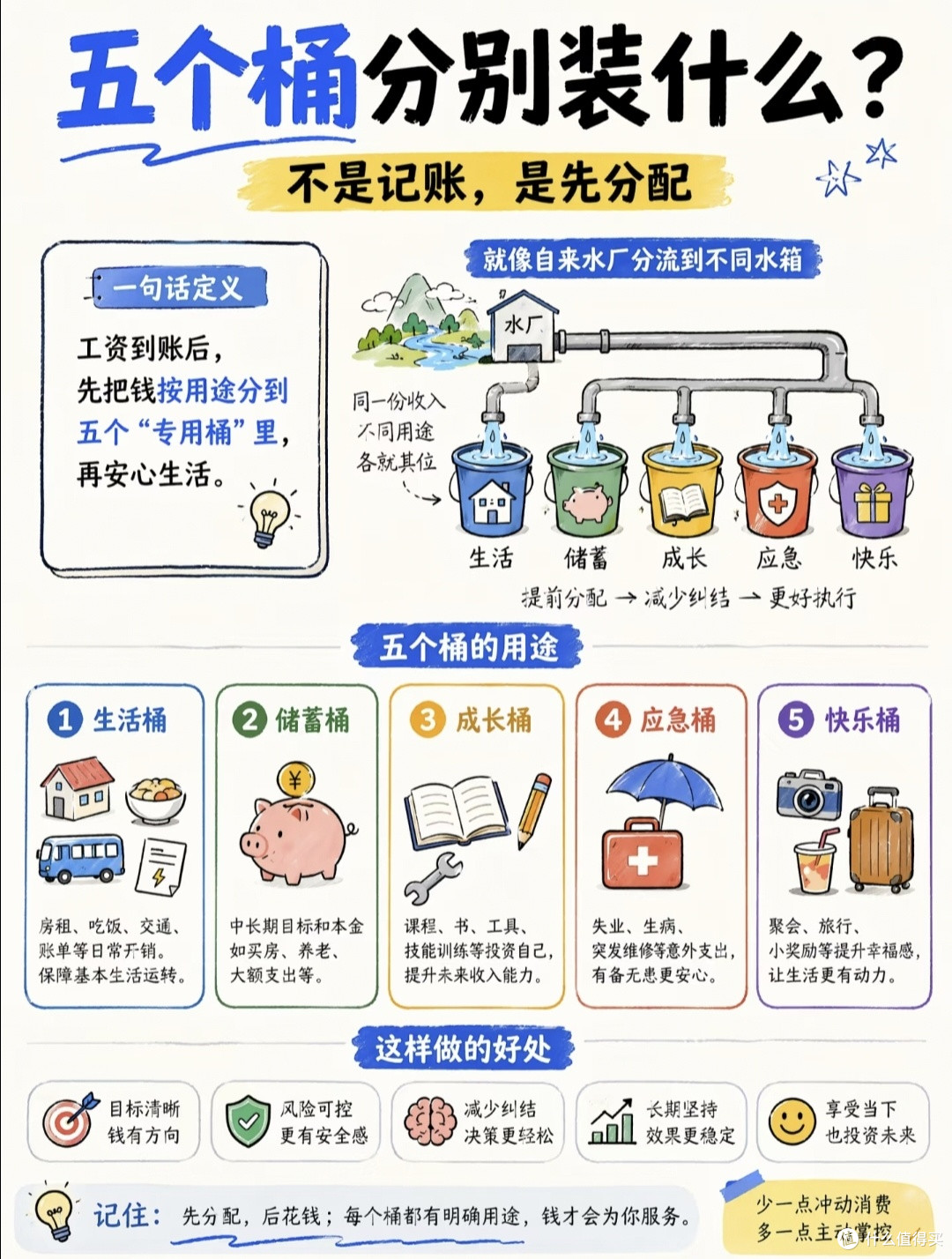 中年家庭理财实测｜工资到账先分5个桶，告别月光