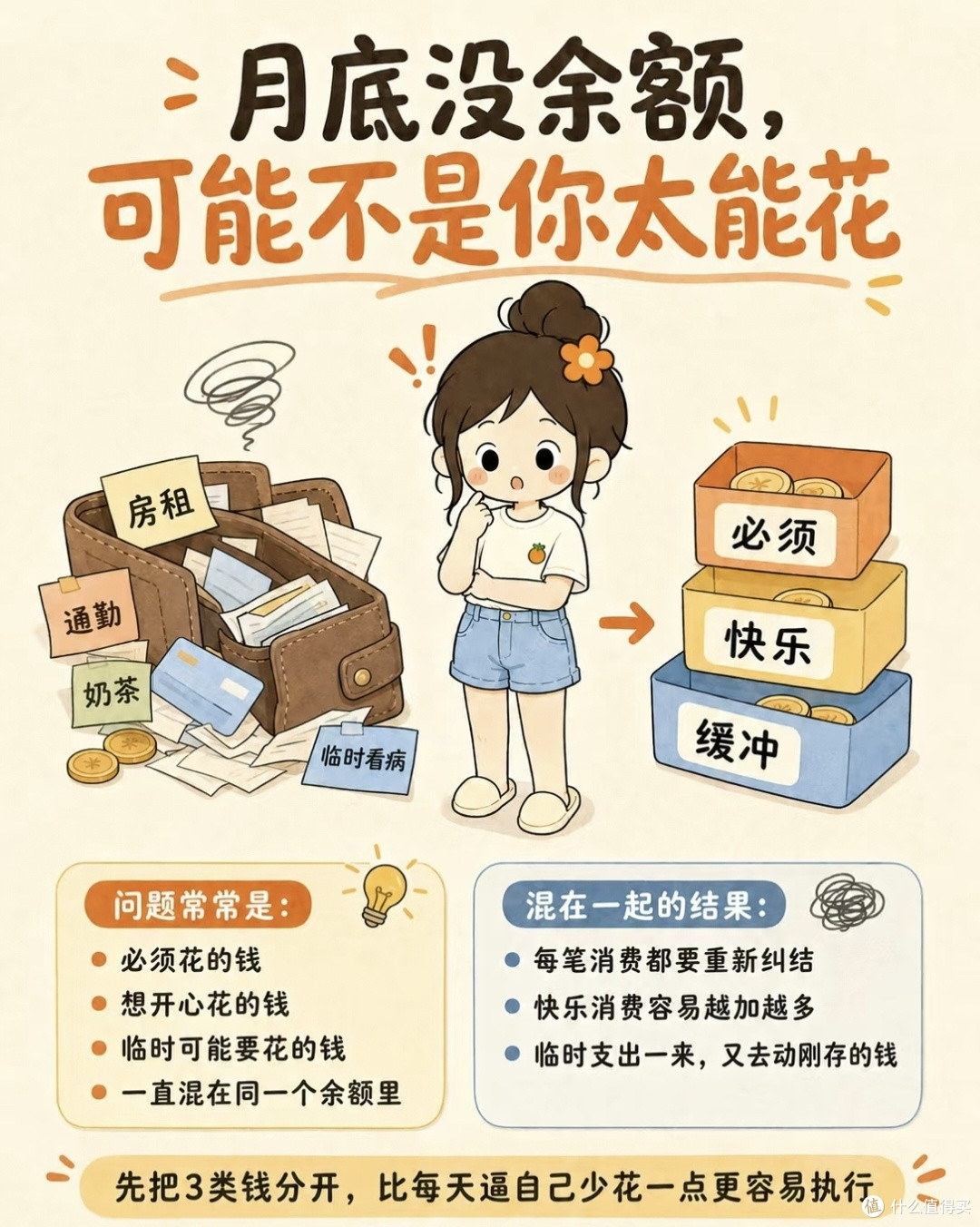 人到中年醒悟|工资到手别着急存!三格分钱法家庭存钱实测