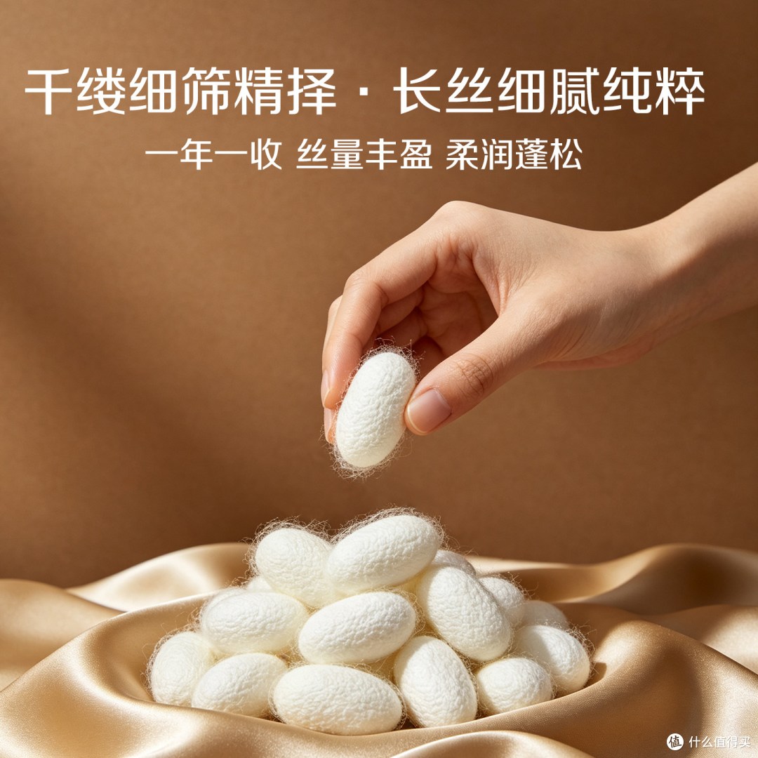 瑞帛高端手工蚕丝被 100% 双宫茧桑蚕长丝纯棉子母被 使用简评