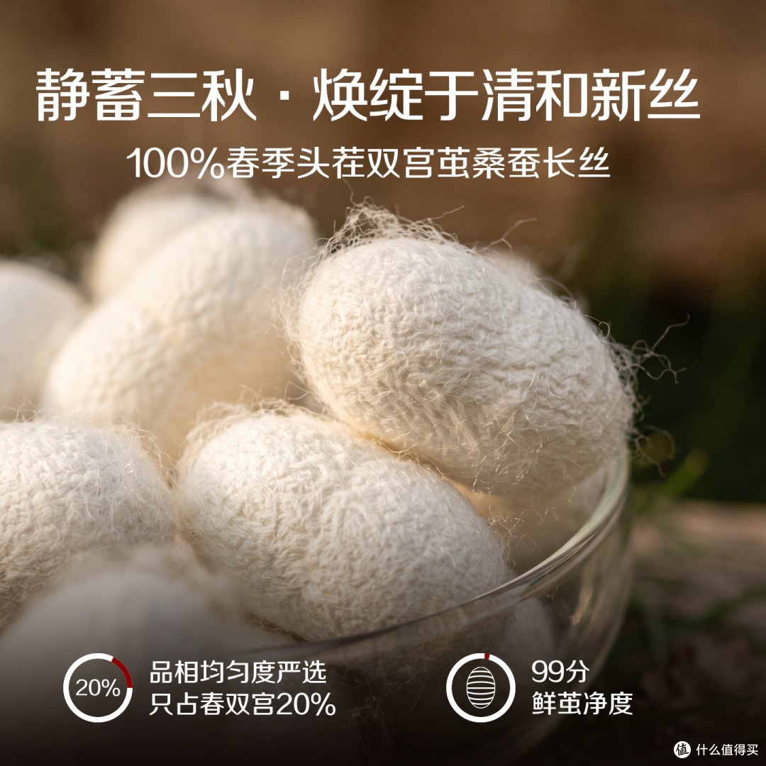 瑞帛高端手工蚕丝被 100% 双宫茧桑蚕长丝纯棉子母被 使用简评