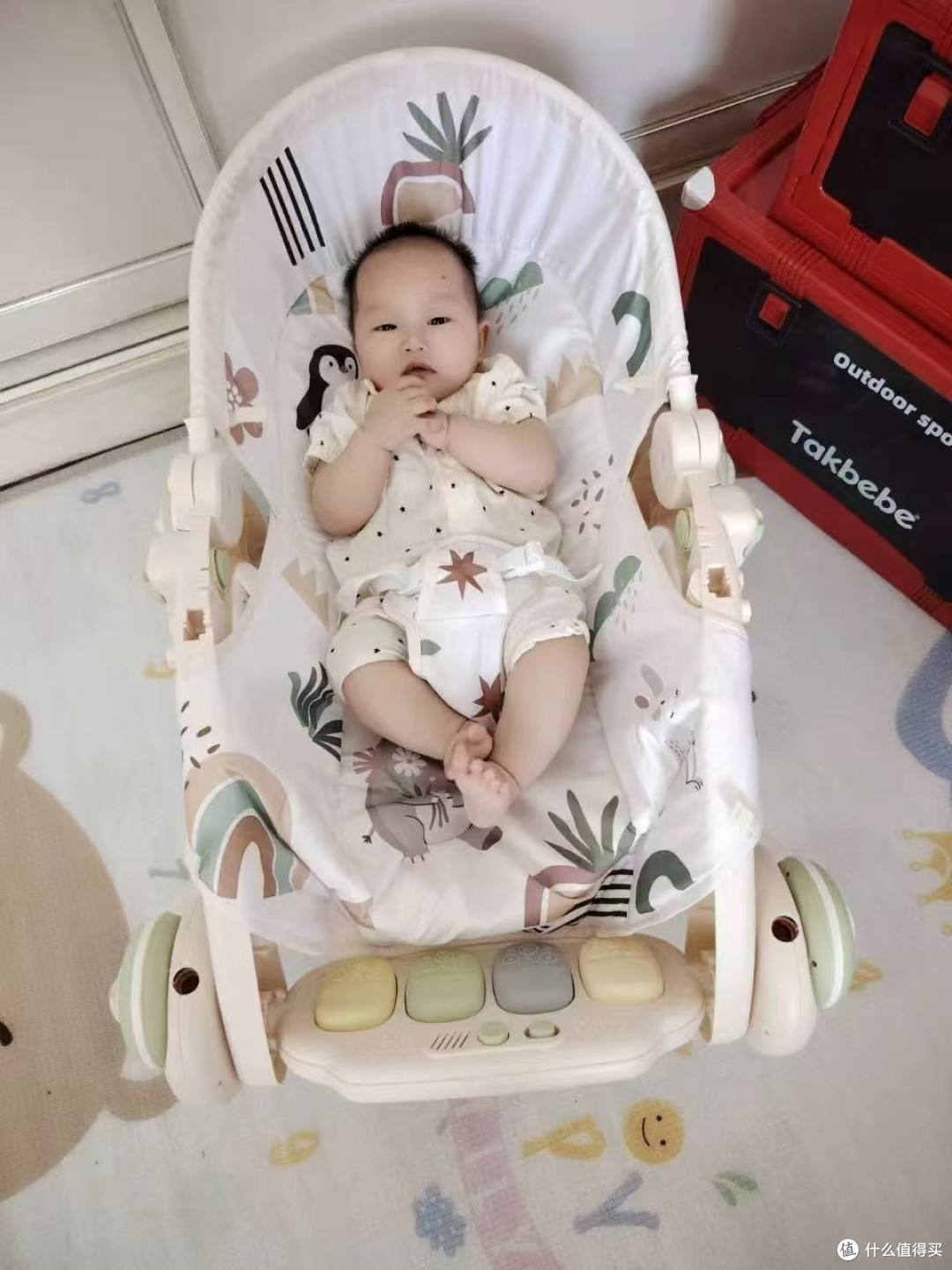 白噪音+儿歌双模式!这健身架让我娃秒入睡