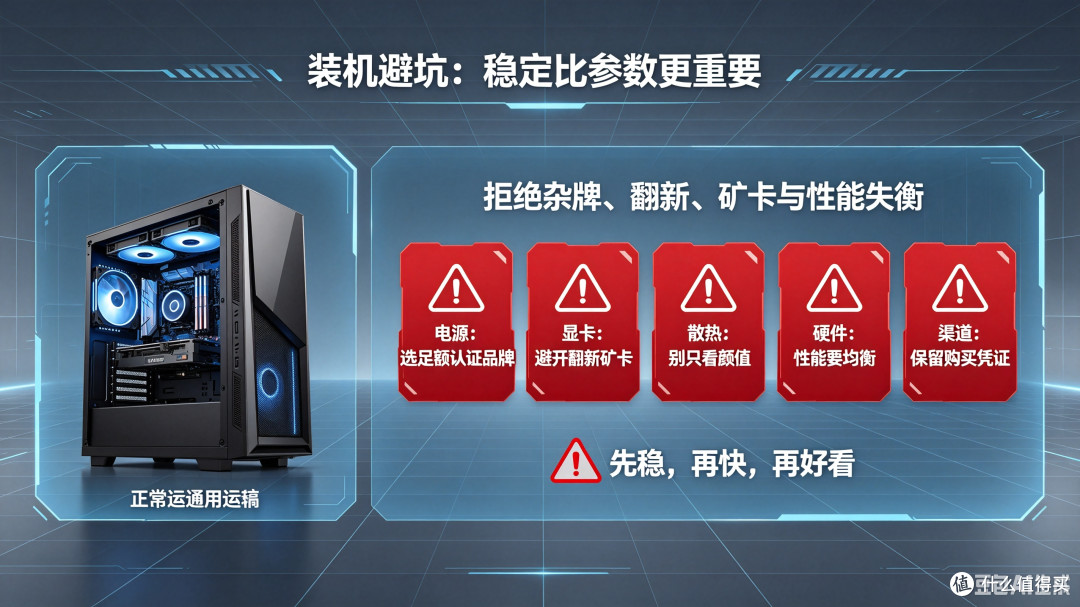 从入门到高配装机清单与避坑经验