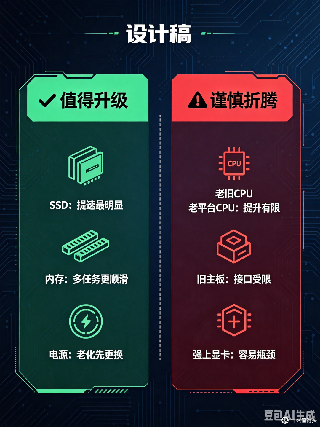 整机不要盲目升级,哪些配件值得换,哪些直接放弃