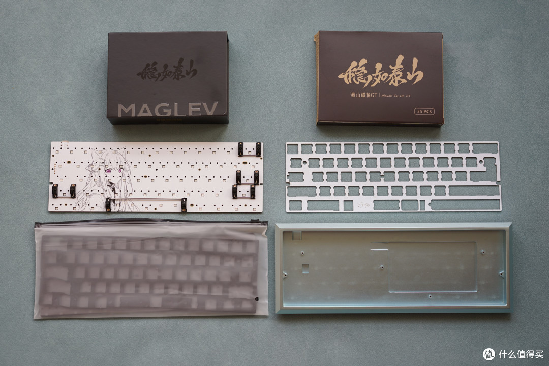 混搭双泰山磁轴|装上声优包,这才是磁轴客制化该有的样子