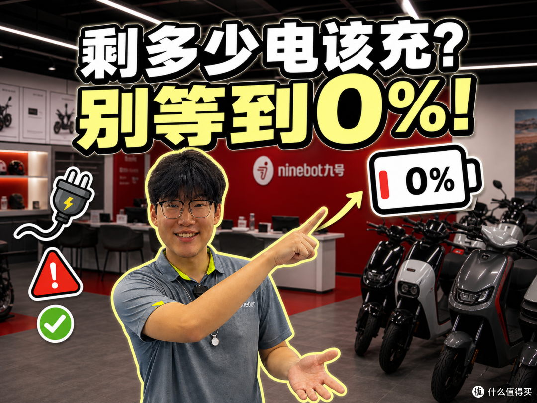 九号电动车充电别等0%：日常、远途和久放怎么安排