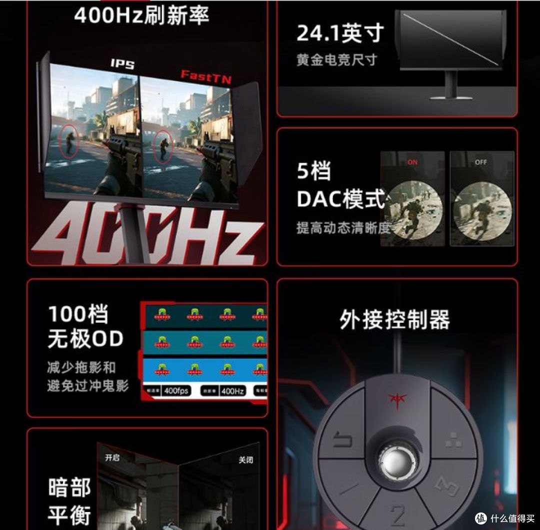 KTC大师 25M1 24.1 英寸 400Hz FastTN 显示器评测
