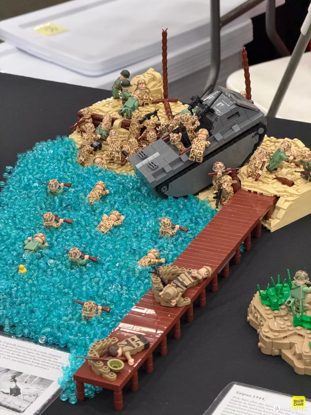 图注｜Caden Burton 的《Saipan, 1944》。