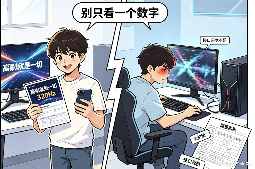 千元电竞显示器选购,游戏画质护眼多维度,普通玩家该看重什么?