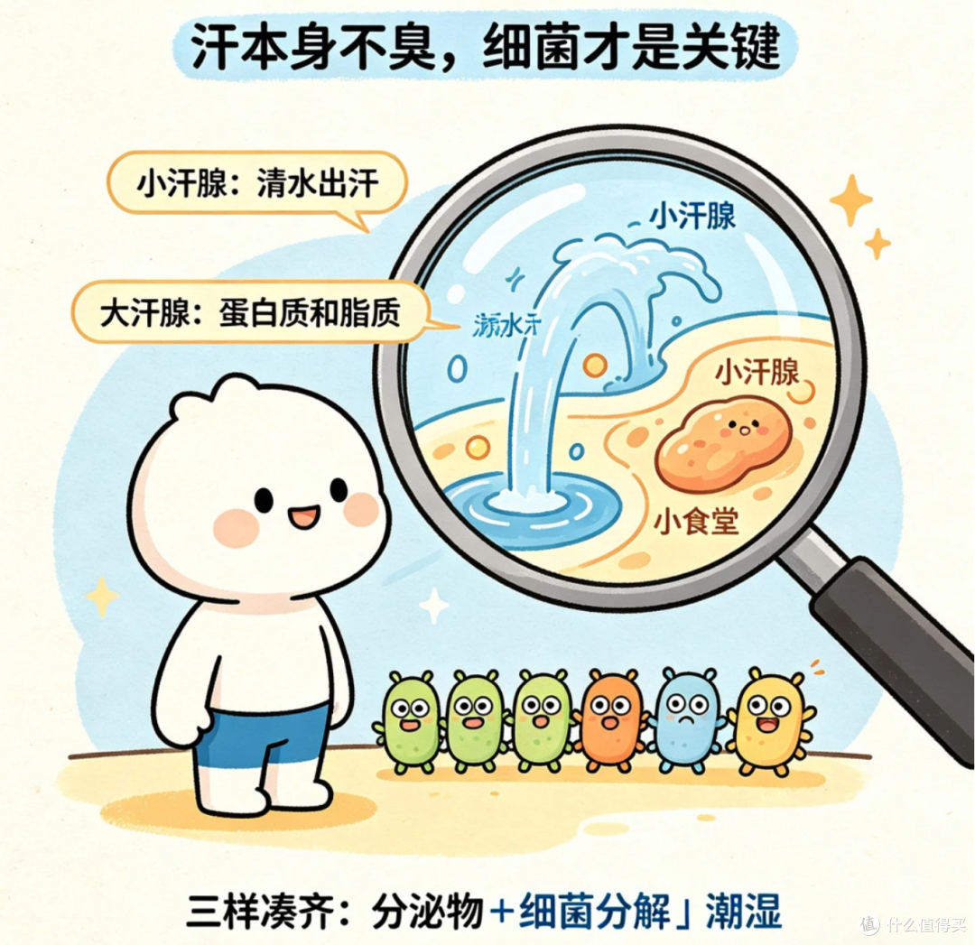 你的汗是“白开水”还是“老汤汁”?凭啥有人出汗没味,有人滂臭?