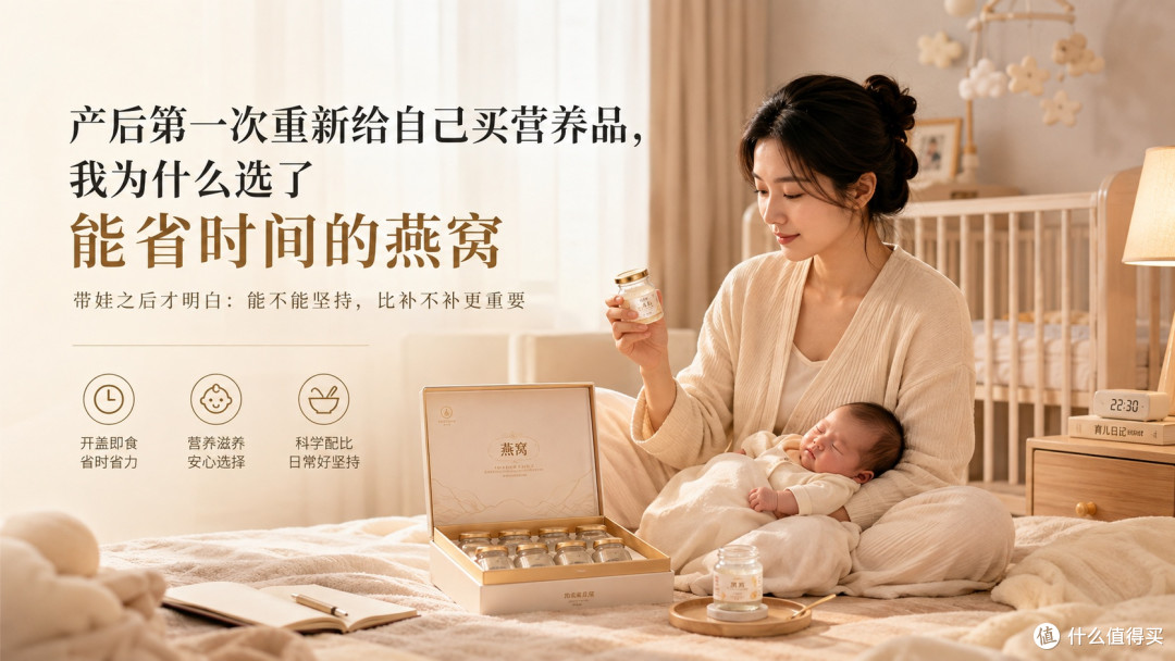 产后第一次重新给自己买营养品，我为什么选了能省时间的燕窝