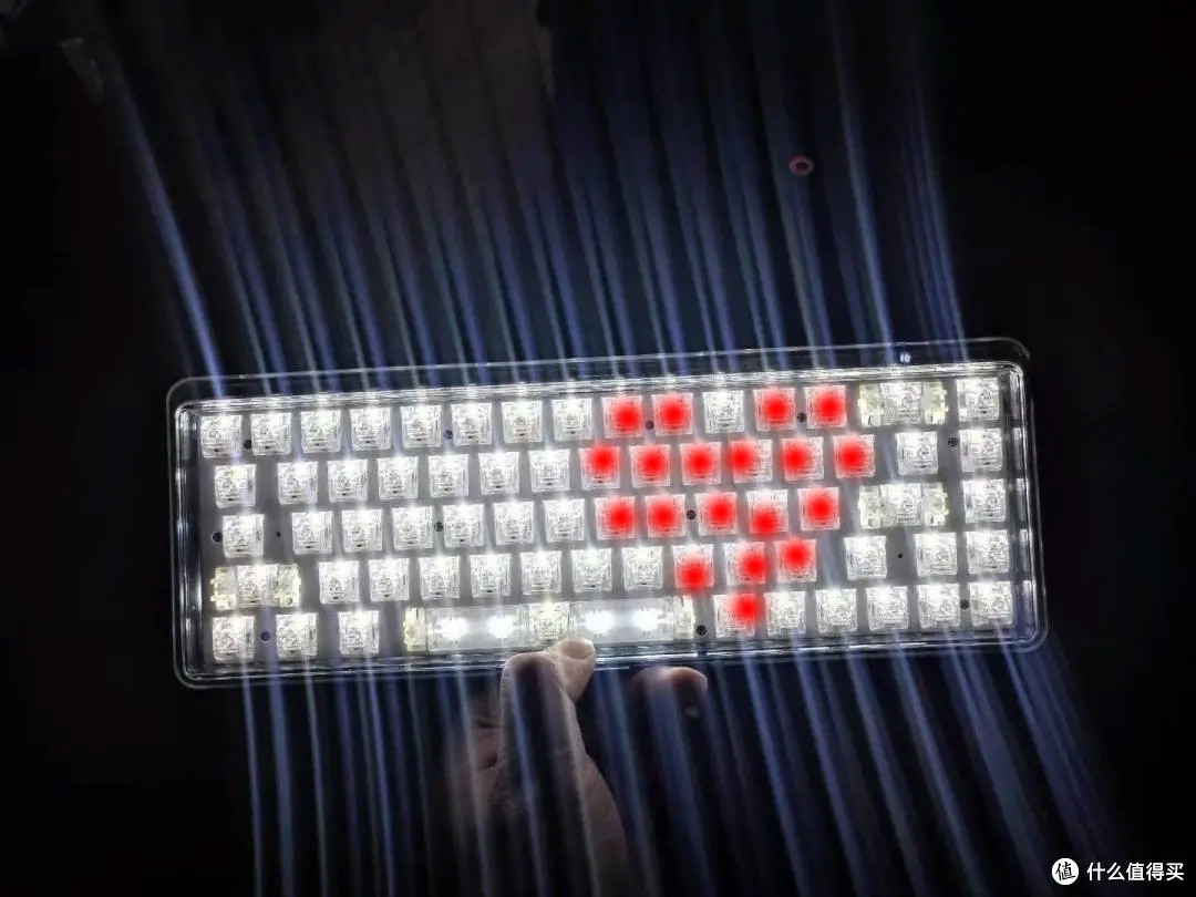 好看的小废物变身美丽的办公利器——看我爆改洛斐1%键盘爱心版