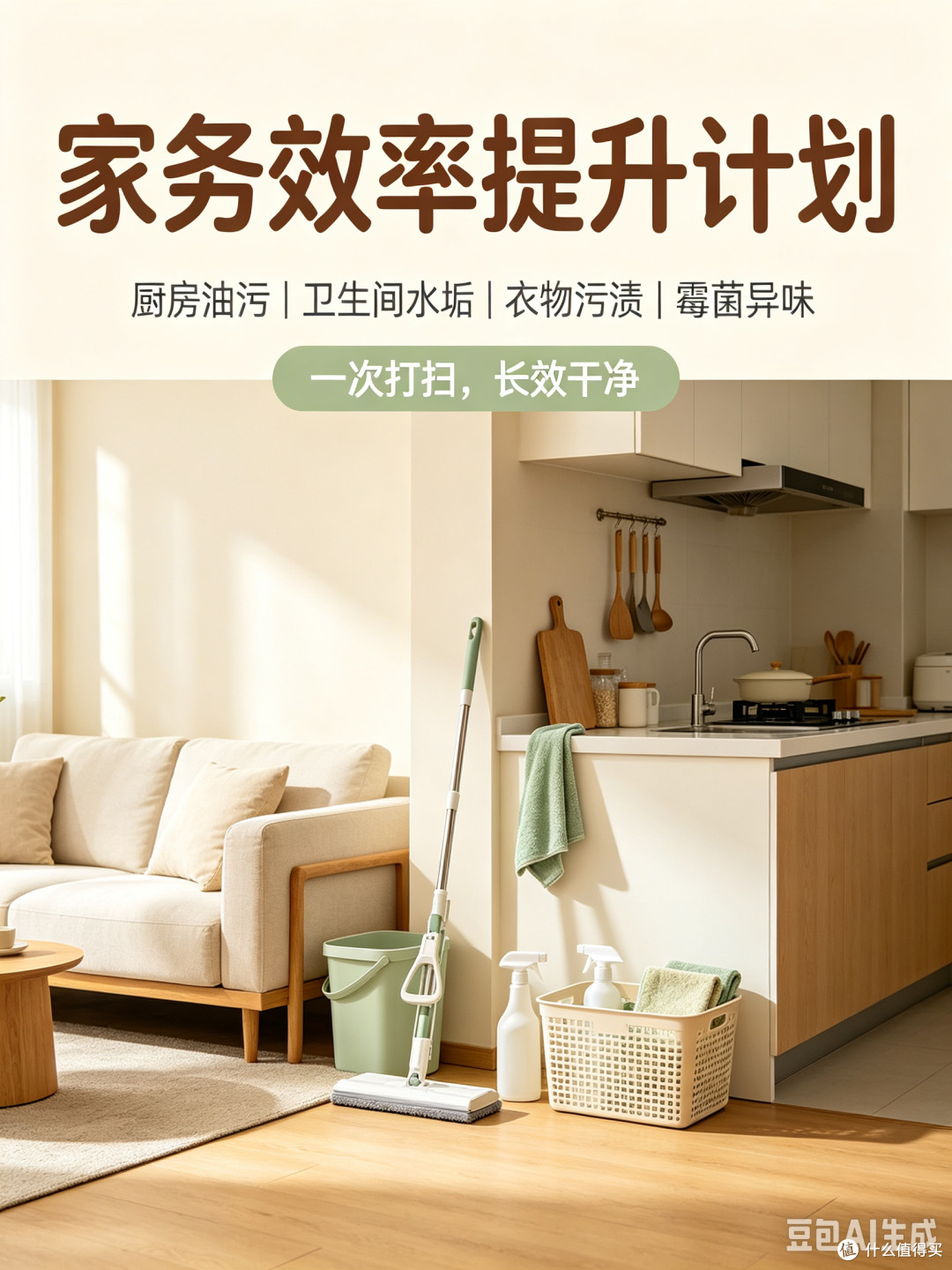 懒人高效清洁法!低成本搞定全屋所有顽固脏污