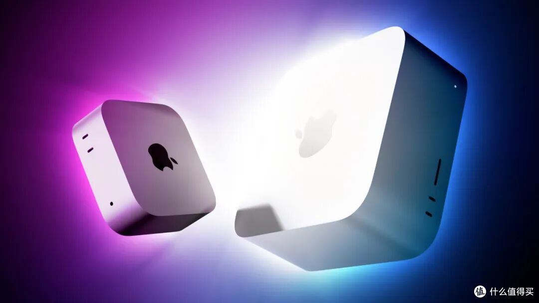 来源于网络 · Mac mini 与 Mac Studio 体量对照