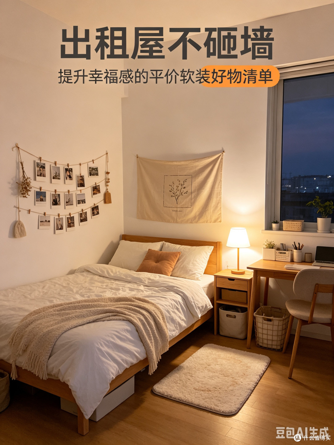 出租屋不砸墙!提升幸福感的平价软装好物清单