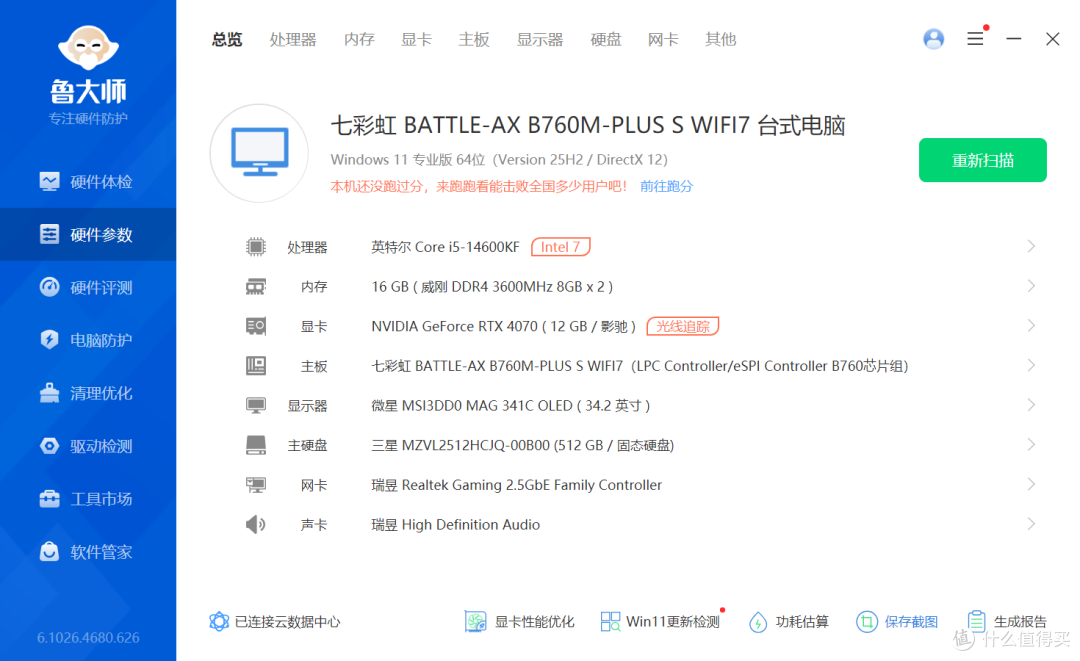 DDR4是噱头还是真能打？14600KF+七彩虹B760M超级黑刃D4平台实测