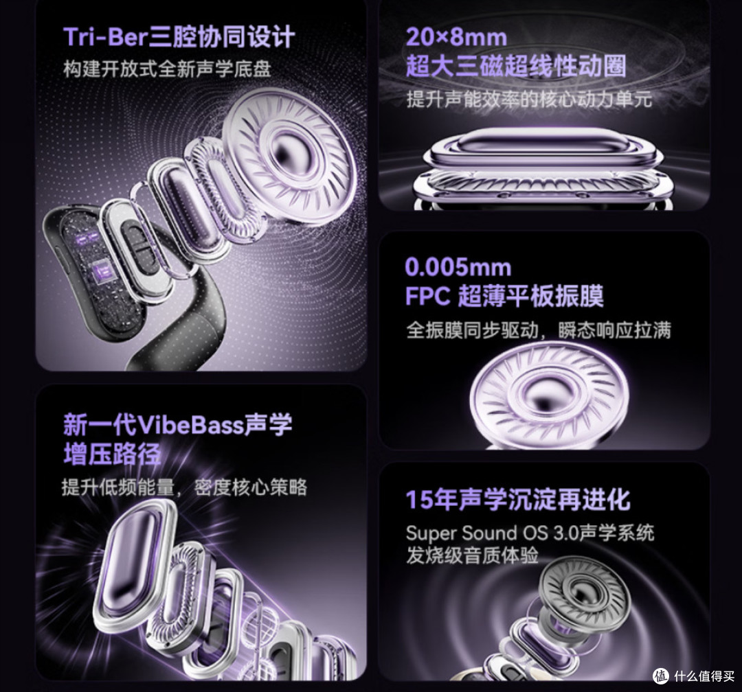 音质向低音炮看齐 8g无感佩戴 南卡Wing开放式耳机