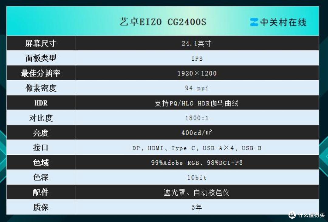 艺卓CG2400S显示器评测:以精准色彩服务专业用户
